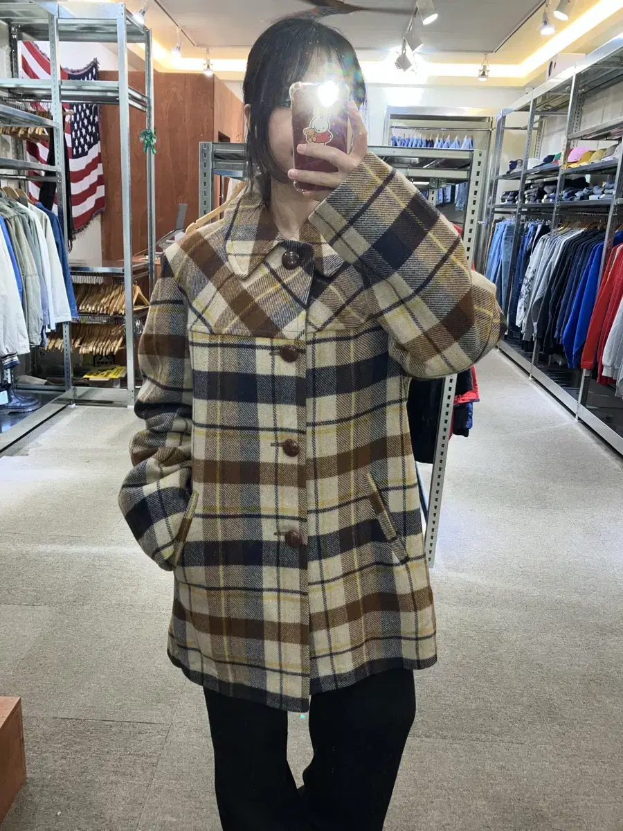 Pendleton 펜들턴 체크 코트